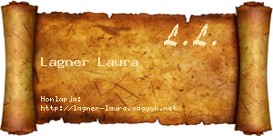 Lagner Laura névjegykártya
